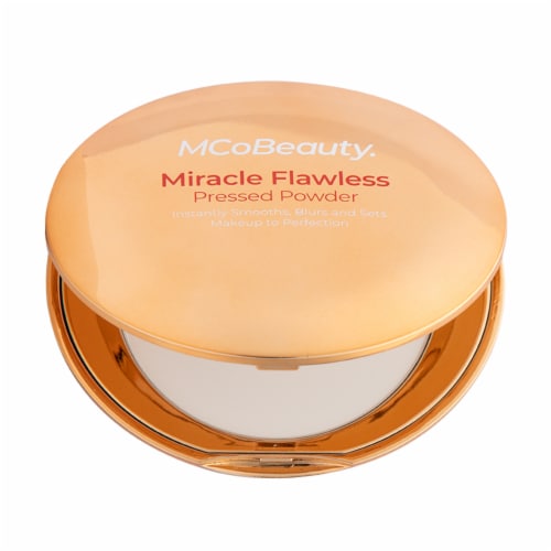 MCoBeauty Miracle Flawless Pressed Powder Instantly Smooths & Blurs - Translucent Perspective: back
