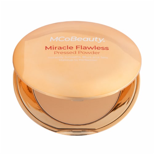 MCoBeauty Miracle Flawless Pressed Powder Instantly Smooths & Blurs - 2 Natural Medium Perspective: back