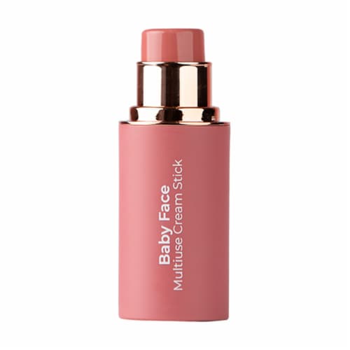 MCoBeauty Baby Face Cream Blush Cream Stick Multiuse + Ultra Buildable - Peony Rose Perspective: back