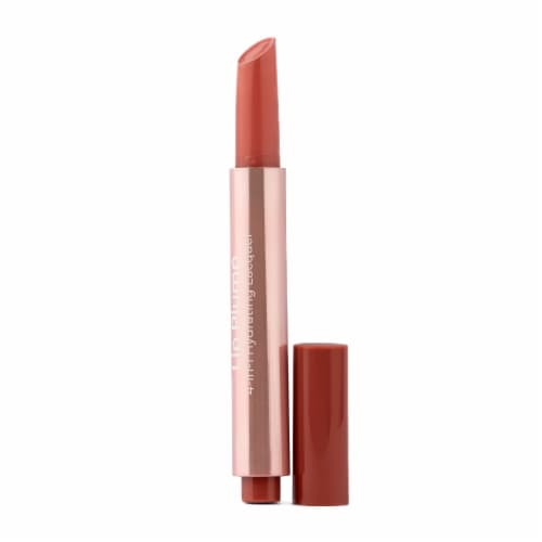 MCoBeauty Lip Plump 4-in-1 Hydrating Lip Lacquer Lip Balm Buildable Formula - Lily Dusty Pink Perspective: back