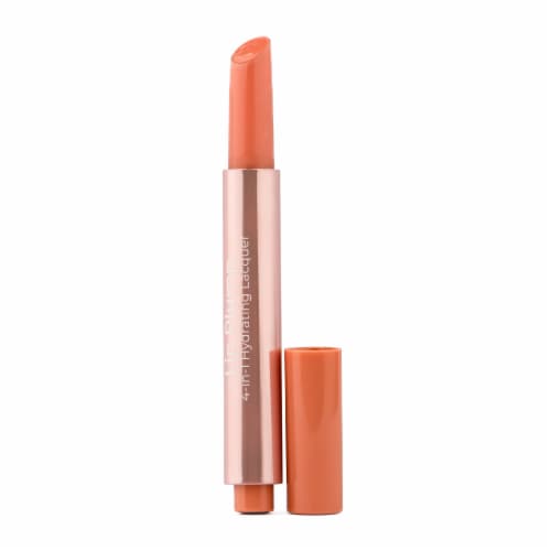 MCoBeauty Lip Plump 4-in-1 Hydrating Lip Lacquer Lip Balm Buildable Formula - Luella Nude Melon Perspective: back