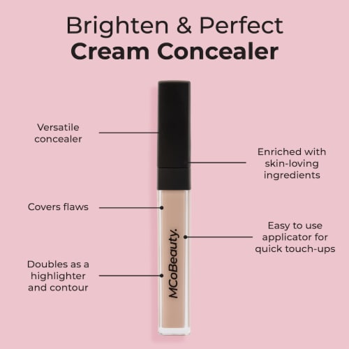 MCoBeauty Brighten & Perfect Cream Concealer Perspective: back