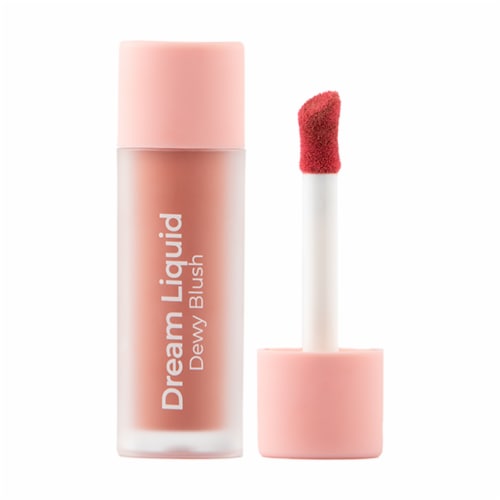 MCoBeauty Dream Liquid Dewy Blush Lightweight and Silky Liquid Formula - True Rose Perspective: back