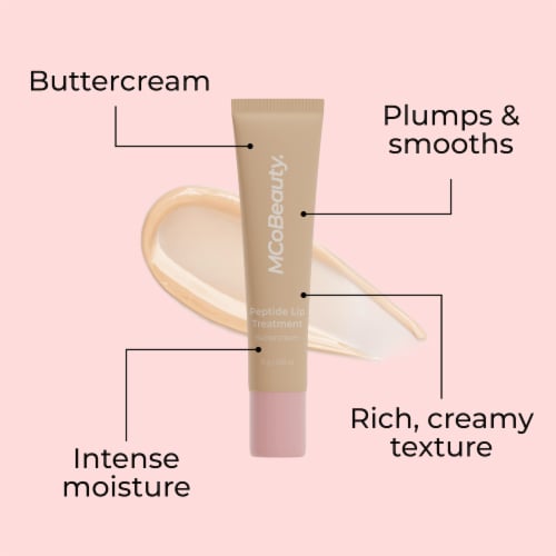 MCoBeauty Peptide Lip Treatment - Buttercream Perspective: back