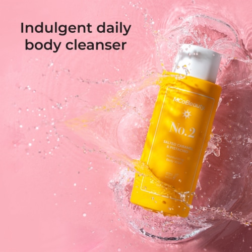 MCoBeauty® Body Wash Cream Gel - Salted Caramel & Pistachio Perspective: back