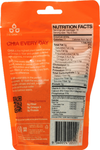 The Chia Co. White Chia Seed Perspective: back