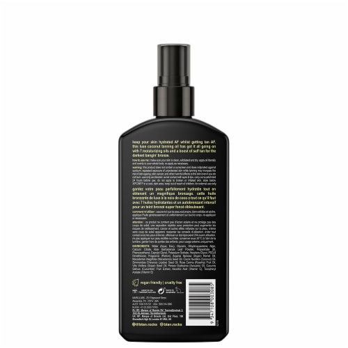 b.tan Tanned AF Deep Tanning Dry Spray Oil Perspective: back