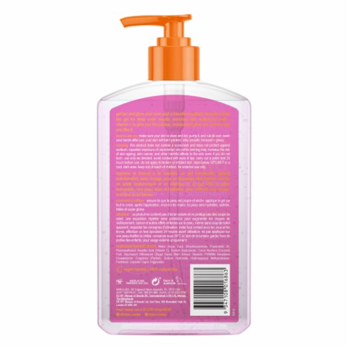 b.tan Glow Your Way Darkest Clear Tan Gel Perspective: back