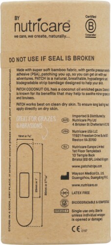 Patch Coconut Oil Kids Adhesive Strips Perspective: back