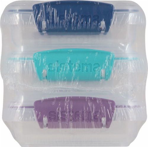 Sistema® Klip It™ Rectangular Containers Perspective: back