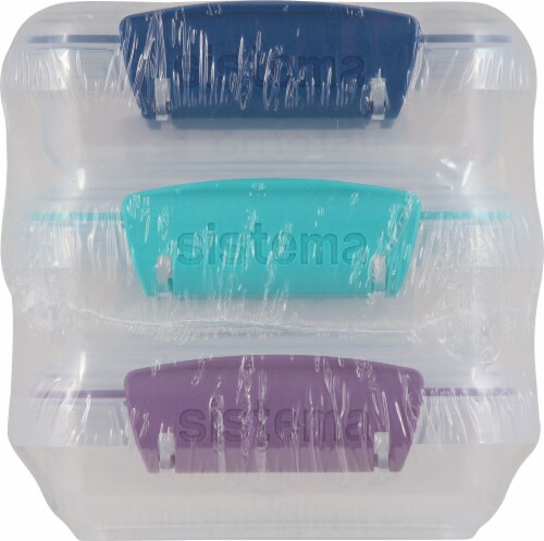 Sistema® Klip It™ Rectangular Containers Perspective: back