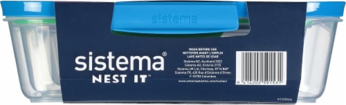 Sistema Nest It Food Containers Perspective: back