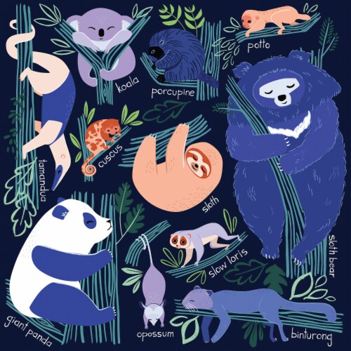 Mudpuppy Slowpokes Family Puzzle Perspective: back