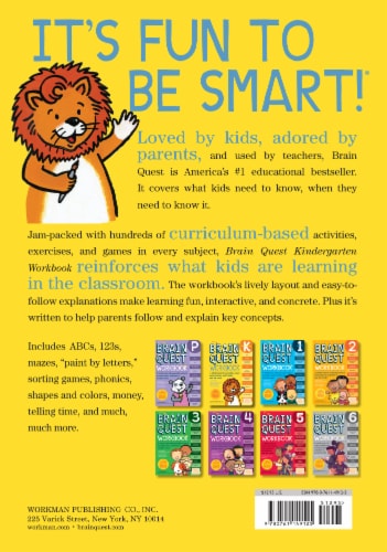 Brain Quest Kindergarten Workbook by Brain Quest Perspective: back