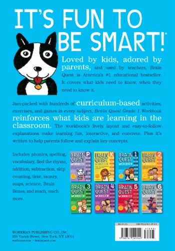 Brain Quest Grade 1 Workbook by Brain Quest Perspective: back