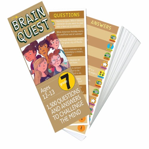 Workman Brain Quest Grade 7 Revised 4th Edition Question Book Perspective: back