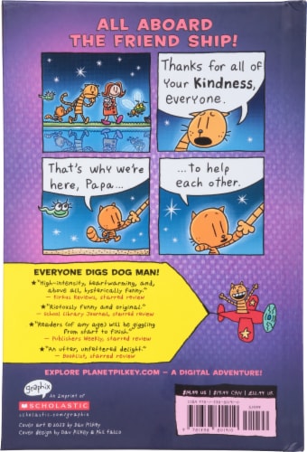 Dog Man Twenty Thousand Fleas Under the Sea Book Perspective: back