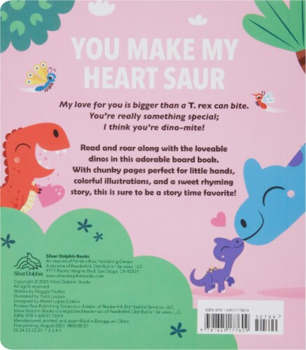 You Make My Heart Saur by Sandra Magsamen Perspective: back