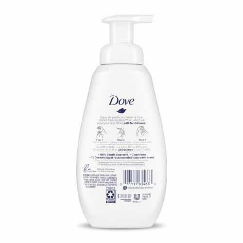 Dove Shower Foam Cucumber & Green Tea Scent Shower Foam Perspective: back