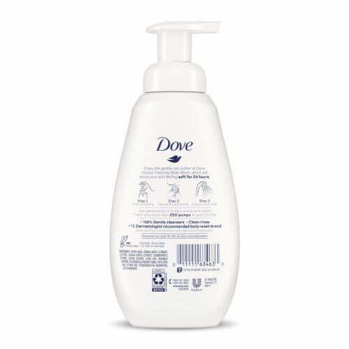 Dove Shower Foam Cucumber & Green Tea Scent Shower Foam Perspective: back