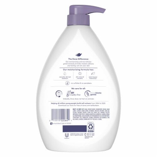 Dove Relaxing Lavender Body Wash Perspective: back