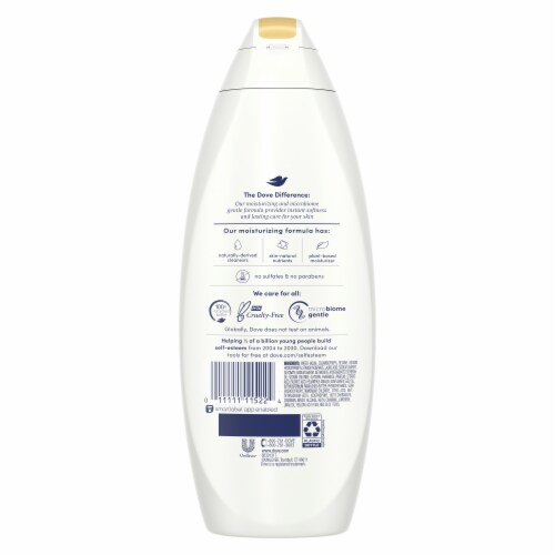 Dove Shea Butter with Warm Vanilla Body Wash (4 Pack) Perspective: back