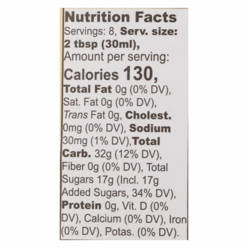 Wholesome Sweeteners Light Corn Syrup - Liquid Sweetener - Case of 6 - 11.2 oz. Perspective: back
