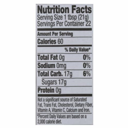 Wholesome Sweeteners Organic Raw - Unfiltered Honey - Case of 6 - 16 oz. Perspective: back