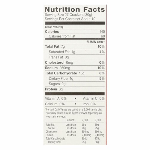 Annie'S Homegrown Cheddar Squares Cheddar Squares - Case Of 6 - 11.25 Oz Perspective: back
