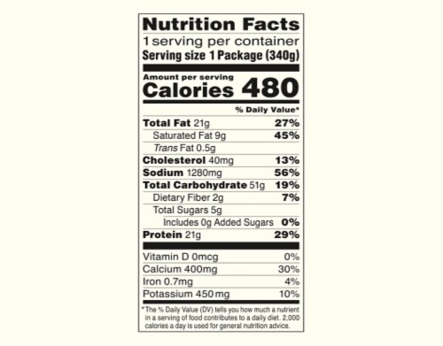 STOUFFER'S Meal Macaroni & Cheese Frozen Meal 12x12oz Perspective: back