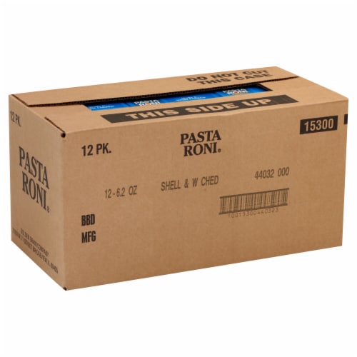 Pasta Roni Shells & White Cheddar Case (12 Pack) Perspective: back