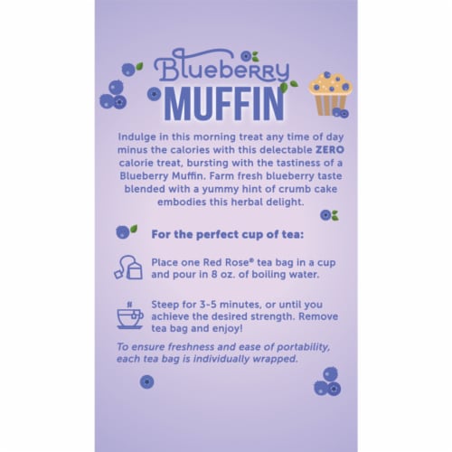 Red Rose Sweet Temptations Blueberry Muffin 18ct - 6 pack Perspective: back