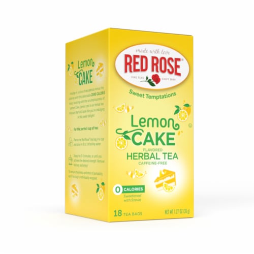 Red Rose Sweet Temptations Lemon Cake 18ct - 6 pack Perspective: back