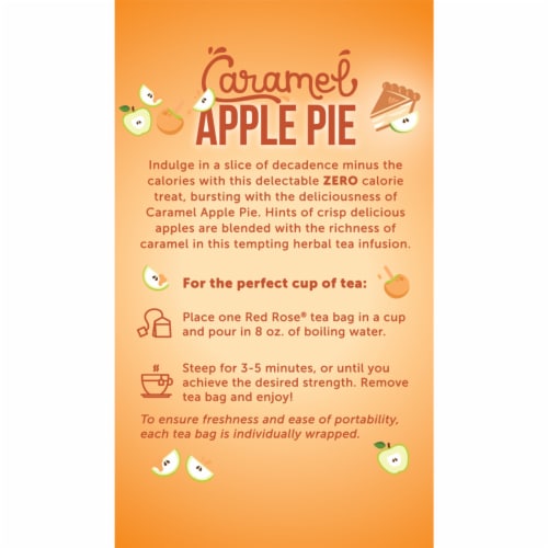 Red Rose Sweet Temptations Caramel Apple Pie 18ct - 6 pack Perspective: back