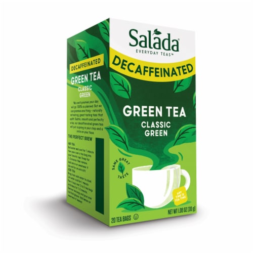 Salada Decaffeinated Pure Green Tea 20ct - 6 pack Perspective: back