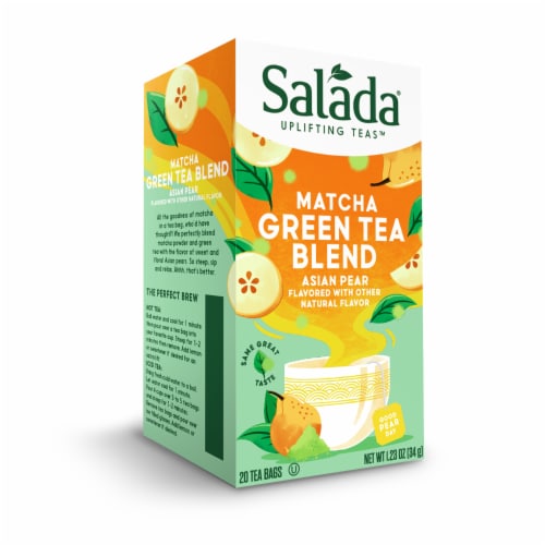 Salada Asian Pear Matcha Green Tea 20ct - 6 pack Perspective: back