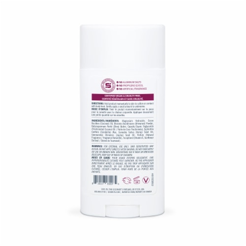 Schmidt's® Aluminum-Free 24-Hour Rose & Black Pepper Sensitive Natural Antiperspirant Deodorant Perspective: back