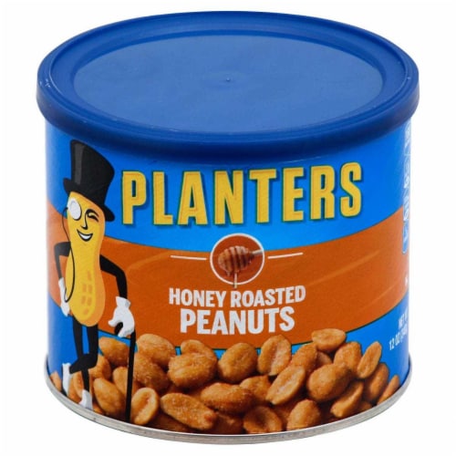 Planters  Honey Roasted Peanut, 12 Ounce -- 12 per case Perspective: back