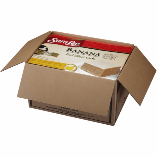 Sara Lee Iced Banana Sheet Cake, 75 Ounce -- 4 per case Perspective: back