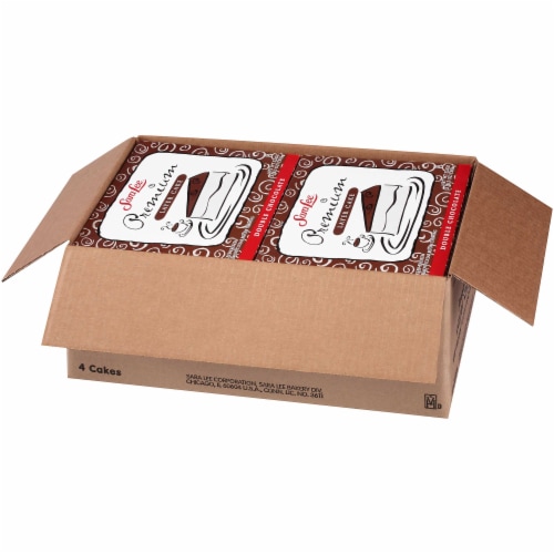 Sara Lee Round Double Chocolate Premium Butter Cream Layer Cake, 3.312 Pound -- 4 per case Perspective: back