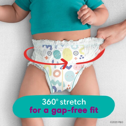 Pampers Cruisers 360 Fit Size 4 Diapers Perspective: back
