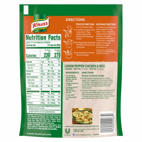 Knorr® Rice Sides™ Chicken Flavor Broccoli Rice and Pasta Blend Case