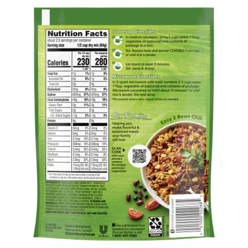 Knorr® Rice Sides™ Spanish Rice Case Lot Sale Perspective: back