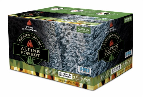 Pine Mountain® Alpine Forest Scented Fire Logs Perspective: back