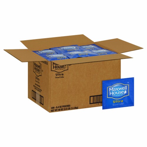 Maxwell House Ultra Roast and Ground In-Room Coffee, 0.4 Ounce -- 100 per case Perspective: back