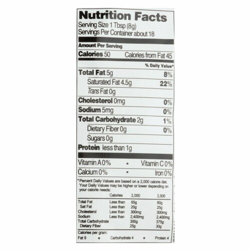 Native Forest Vegan Milk Powder - Coconut - Case of 6 - 5.25 oz. Perspective: back