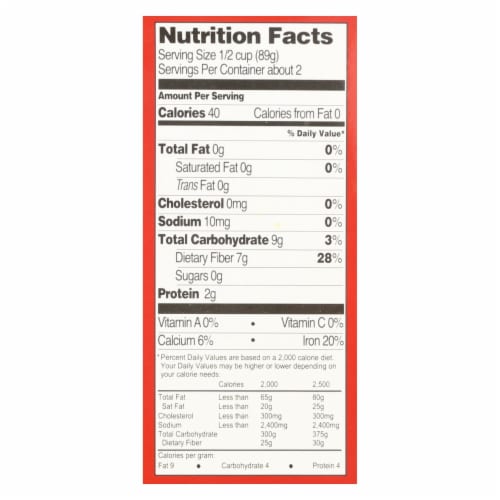 Edward & Sons Unseasoned Pieces Organic Young Jackfruit Meatless Alternative-6Case-7oz Perspective: back