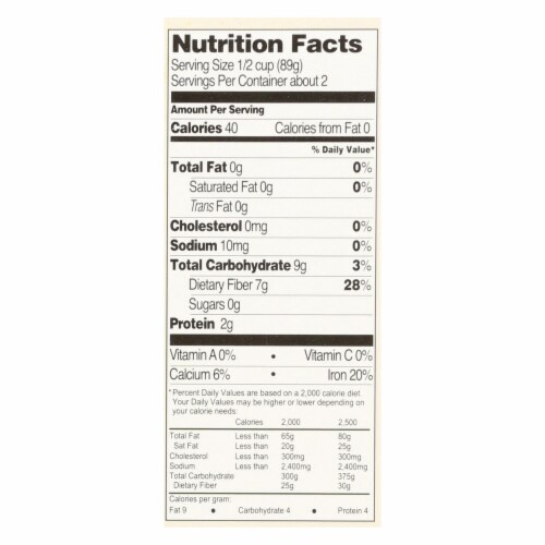 Edward & Sons Unseasoned Shredded Organic Young Jackfruit Meatless Alternative-Case of 6-7oz Perspective: back