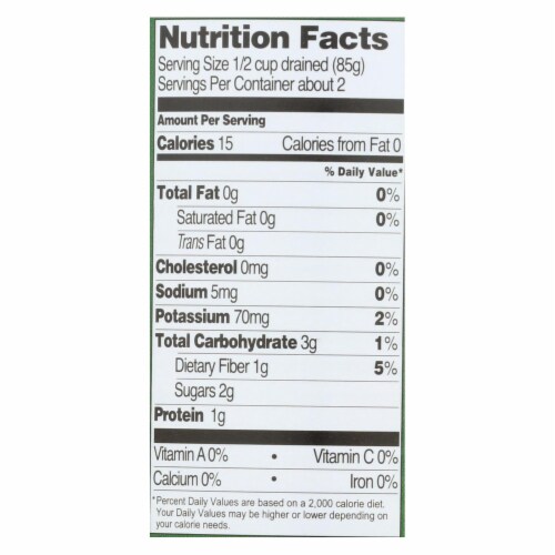 Native Forest Bamboo Shoots - Sliced - Case of 6 - 14 oz. Perspective: back