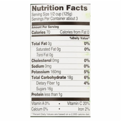 Native Forest Organic Chunks - Pineapple - Case of 6 - 14 oz. Perspective: back